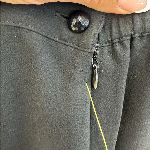 Vintage Vera Cristina Black Embellished Layered Silk Midi Skirt Evening Style - Picture 9 of 10